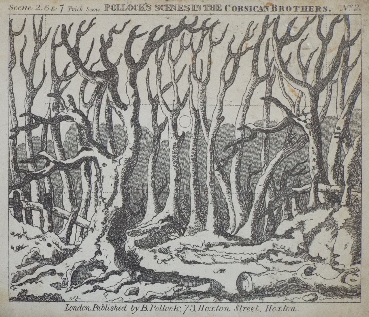 Wood - Scene 2,6 & 7 Trick Scene.  Pollock's Scenes from Sleeping Beauty. No. 2